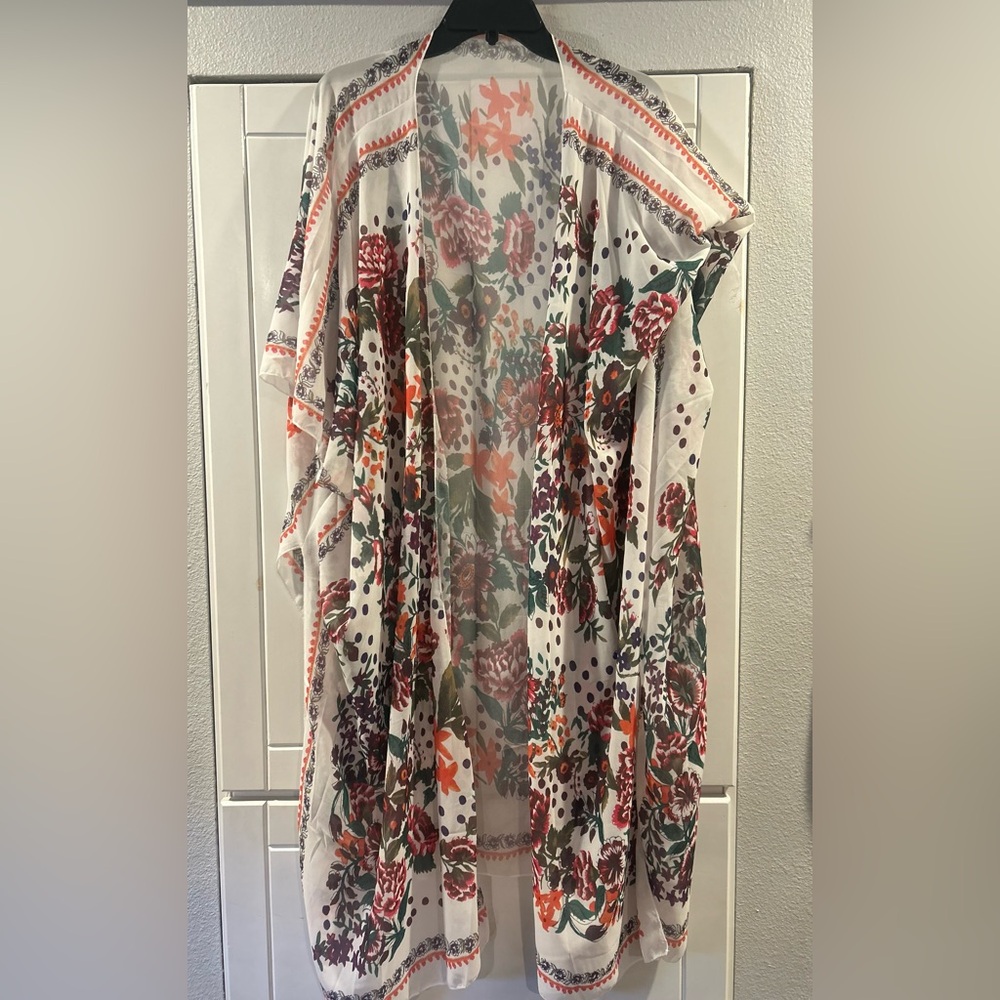 Floral Sheer Kimono